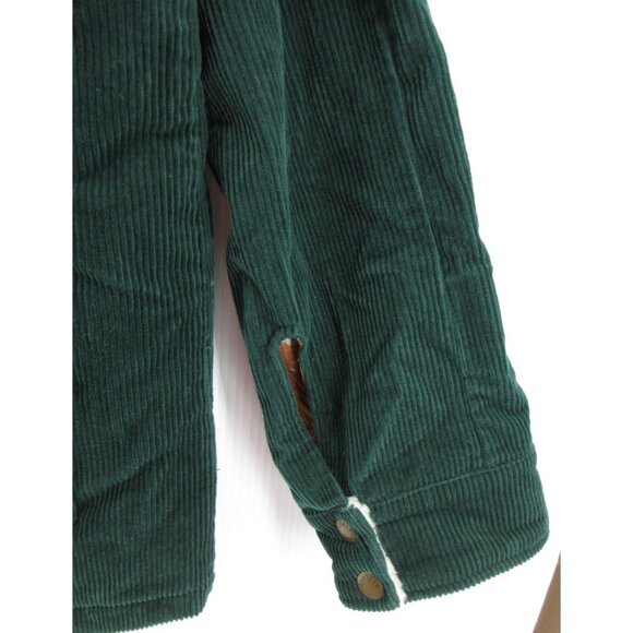 Faherty Jacket XL Corduroy Barn Chore Coat Muriel Fleece Collar - Picture 3 of 12